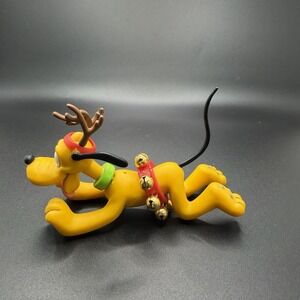 Grolier Disney PLUTO as Reindeer Christmas Ornament with Box